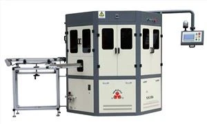 Màquina automàtica de serigrafia d'ampolles de vidre i estampació en calent