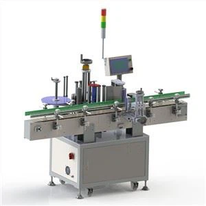 Etiquetadora automàtica d'ampolles rodones